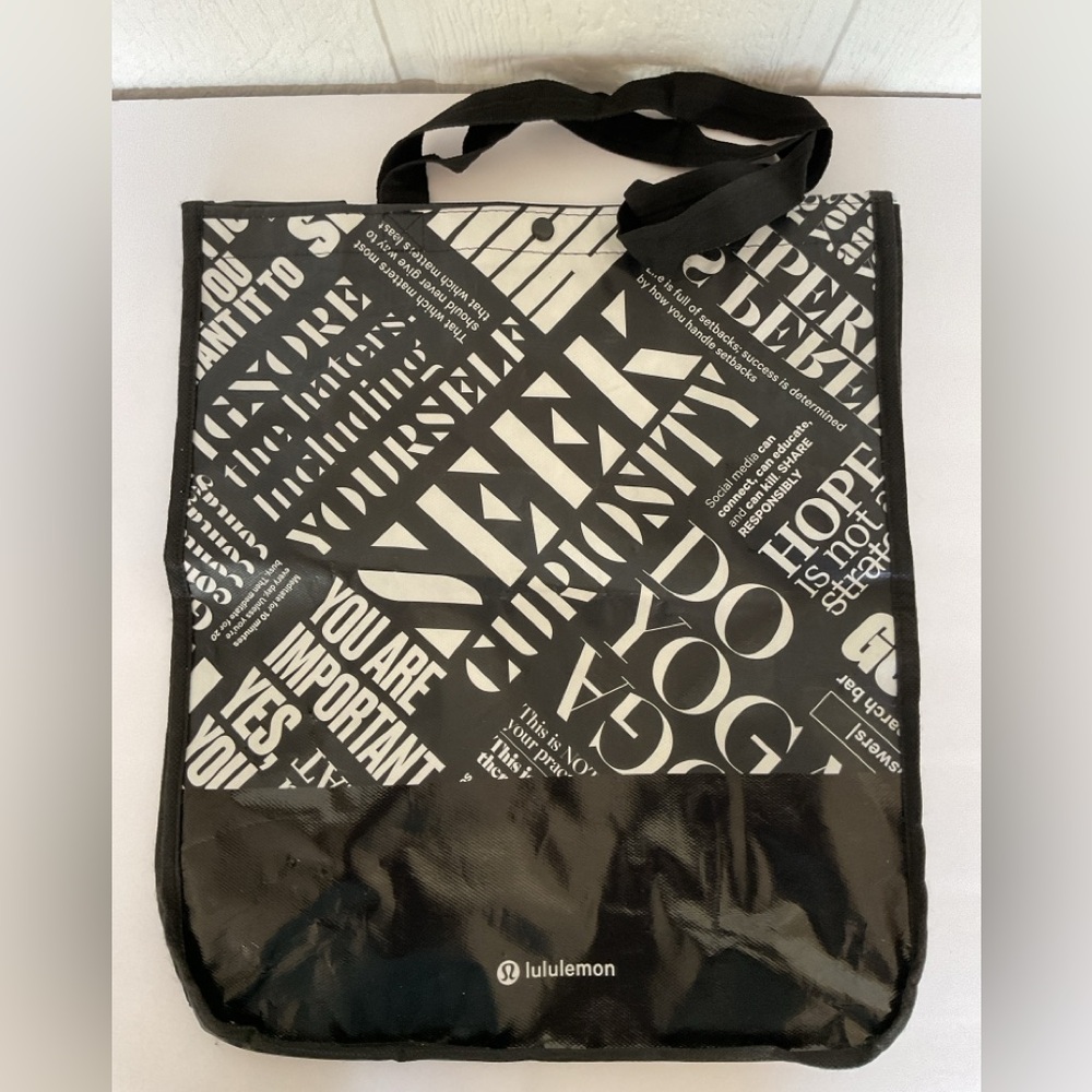 Lululemon Manifesto Large  Tote Bag